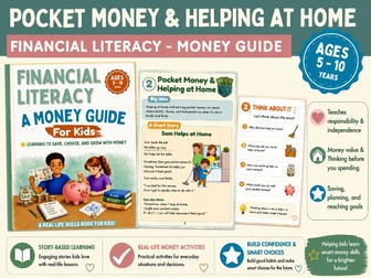 Pocket Money & Helping at Home | Financial Literacy  PSHE Activities | KS1 KS2 | SEL | Financial Ed