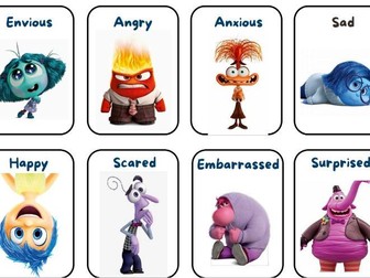 Emotion Discussion Cards - Inside Out