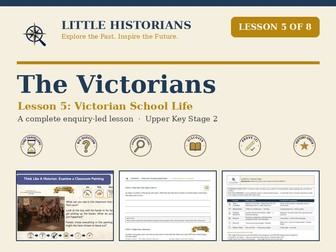 Victorian School Life Lesson KS2