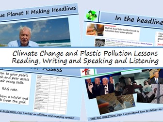 Climate Change & Plastic Pollution Writing and S+L