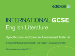 igcse edexcel english literature coursework