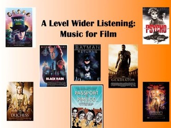 Music for Film: Wider Listening Pack