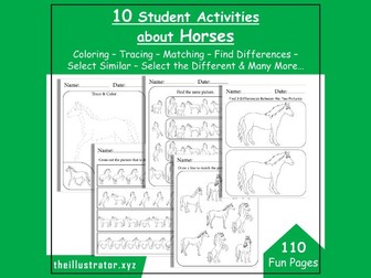 10 Student Activities About Horses to Build Creativity and Problem Solving Skills in Kids