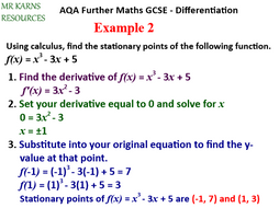 Second Derivatives / Minimums, Maximums and Points of Inflection ...