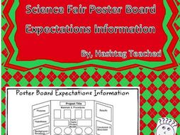 Science Fair Poster Board Expectations Information