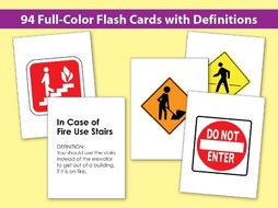 Survival Signs & Symbols Flash Cards