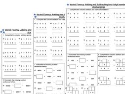 White Rose Maths - Year 4 - Addition and Subtraction of two 4-digit ...