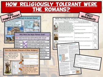 KS3 Romans -  Were the Romans Religiously Tolerant?