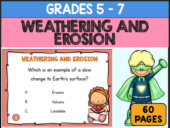 Weathering And Erosion Task Cards Deposition Practice