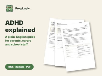 ADHD Explained: Guide for Parents & Staff