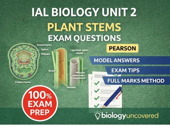 IAL Biology Plant Stems Exam Questions