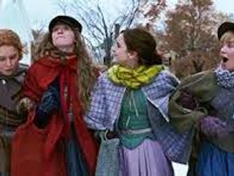 English KS3 / KS4 Comprehension Little Women Alcott Christmas Themed extract analysis and writing