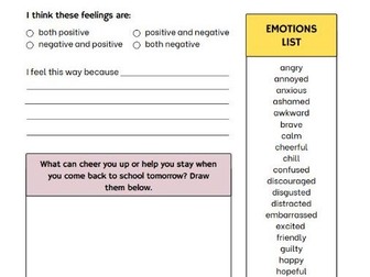 My Emotional Log