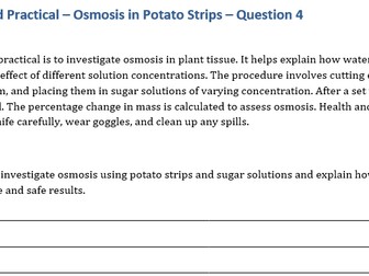 Required practical paper 1 - edexcel biology six markers