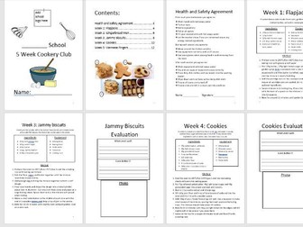 5 Week cookery club pupil recipe booklet - Baking