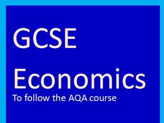 AQA GCSE Economics-International trade and global economy