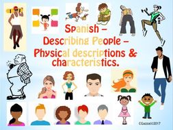 physical spanish descriptions characteristics describing