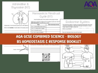 AQA GCSE B5 Homeostasis Revision Booklet
