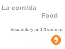 La Comida - Food - Video Tutorial