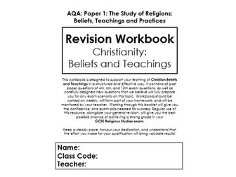 AQA Workbook: Christianity Beliefs & Teachings