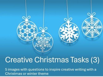 Creative Christmas Tasks (3 of 5) - Stories