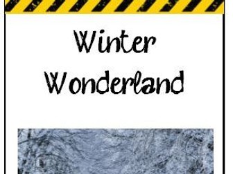 Winter construction area cards