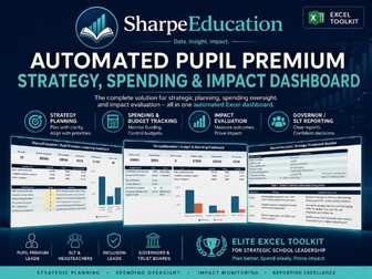 Pupil Premium Strategy, Spending & Impact Dashboard