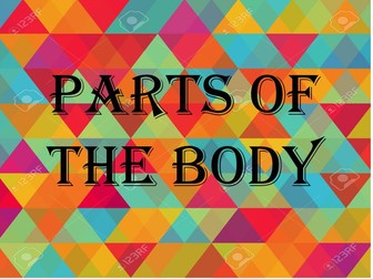 Let us talk about parts of our body
