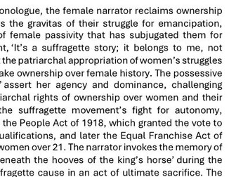 A LEVEL ENGLISH LITERATURE OCR FULL MARKS CRITICAL APPRECIATION