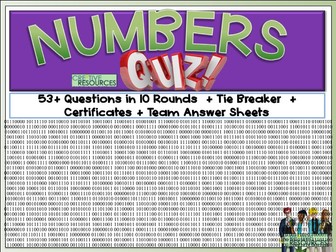 Numbers Ks3 Maths Revision Quiz