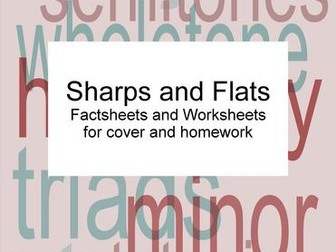 Sharps and Flats  - Printable Worksheet and Factsheet