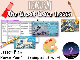 The Great Wave - Hokusai Outstanding Art Lesson