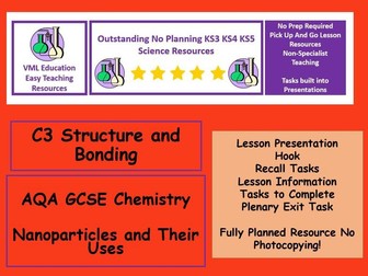 AQA GCSE Chemistry Nanoparticles and Their Uses Full Lesson Presentation and Resoures
