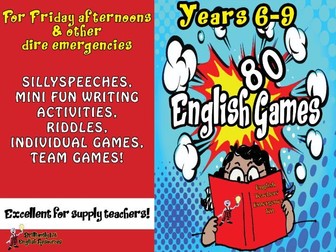 English Games & Fun Activities Years 6-9