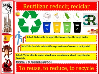 AQA 7.1.G Reutilizar, reducir, reciclar