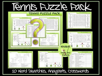 Wimbledon / Tennis Puzzle Pack