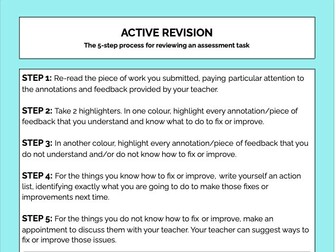 Active revision strategy