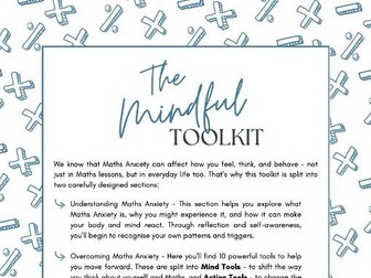 The Mindful Toolkit: Student Edition (Maths Anxiety)