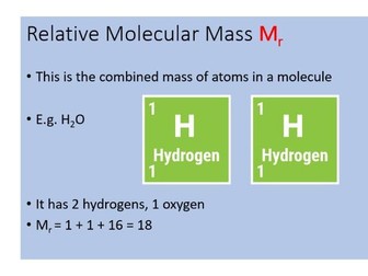 Masses and Moles