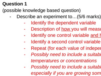 Edexcel IAL Biology Guide to Paper 6