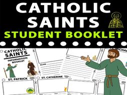 Catholic Saints Student Research Booklet | Teaching Resources