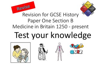 Medieval and Renaissance History GCSE Medicine Quiz