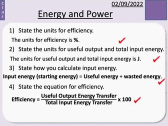 P1.6 Energy and Power