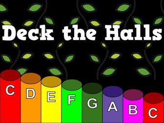 Deck the Halls - Boomwhacker Play Along Video and Sheet Music