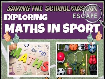 Maths in Sport Escape Room