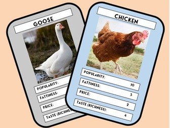 Meat and Poultry Top Trumps
