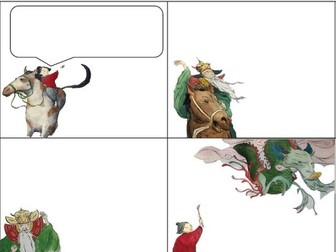 The Magic Paintbrush Comic Strip