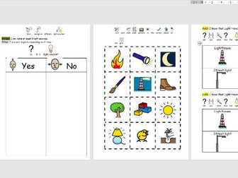 Light and Dark worksheet