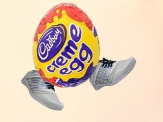 Creme egg crazy Easter quiz. Halving and doubling
