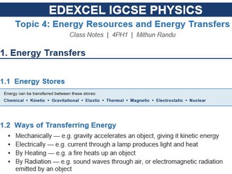 Energy_Edexcel_IGCSE